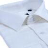 Cream Cotton Linen Solid Plain Shirts